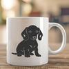 Beautiful Dachshund Decal In PDF For Free Download