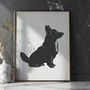 Welsh Corgi Digital Art In SVG, PNG, PDF And DXF File Formats