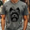 Artistic Yorkshire Terrier - Laser Engraver DXF