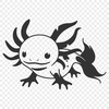 Beautiful Axolotl Printable Image