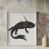 Artistic Axolotl In PNG For Free Download