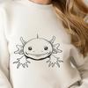 Axolotl Template In SVG, PNG, PDF And DXF File Formats