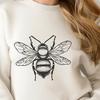 Artistic Bee - Laser Engraver SVG