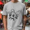 Beautiful Bee In DXF - Free Digital Download