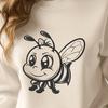 Beautiful Flying Bee - DXF