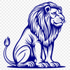 Unique Lion Clip Art