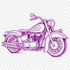 Free Unique Motorcycle Vector Craft File SVG - Commercial Use