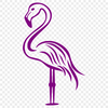 Free Unique Flamingo Vector Image