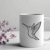 Beautiful Flying Hummingbird Printable Image