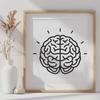 Beautiful Brain Printable Artwork