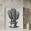 Creative Cactus PNG - Free Commercial Use Download