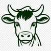 Cow Decal In PNG & SVG - Free Digital Download