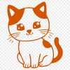 Free Artistic Kitten Clip Art