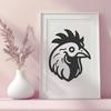 Stunning Chicken Illustration