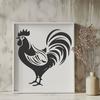 Free Rooster In SVG & DXF