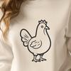 Unique Chicken - Cricut SVG