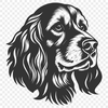 Free Free Cocker Spaniel Digital Drawing