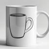 Mug Digital Art In SVG, PNG, PDF And DXF File Formats