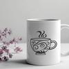 Coffee Cup In PDF Format - Free Commercial Use License