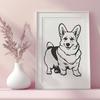 Artistic Corgi In DXF - Free Digital Download