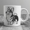 Stunning Corgi In PDF And PNG