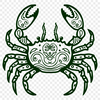 Unique Crab Decal