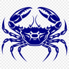 Free Artistic Crab Vector Illustration