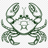 Artistic Crab Vector Drawing In SVG For Free Download