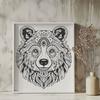 Ornate Bear - For Cricut Project