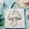 Stunning Mushroom SVG - For Cricut Project