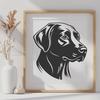 Artistic Dog Clipart - Free SVG