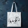 Beautiful Rhino Digital Art - Free PNG