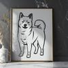 Creative Standing Shiba Inu PDF