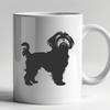 Free Standing Shih Tzu Decal