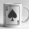 Beautiful Ace Of Spades Clip Art - Free DXF