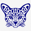 Beautiful Big Cat In SVG & DXF