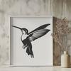 Flying Hummingbird Printable Image - PDF Free Download