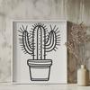 Unique Cactus - Gardening SVG