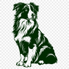 Free Unique Australian Shepherd Vector Craft File DXF - Commercial Use