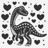 Unique Dinosaur Image DXF - Free Download