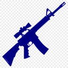 Stunning Rifle Vector Illustration In DXF For Free Download