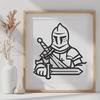 Unique Knight - For Laser Project