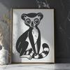 Artistic Lemur In SVG - Free Download