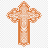 Artistic Crucifix - Procreate SVG Free Download