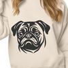 Stunning Pug In SVG