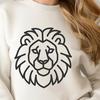 Stunning Lion Clip Art