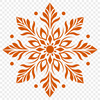 Ornate Snowflake Decal