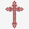 Crucifix Decal In SVG File Format For Free Download