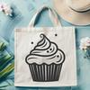 Artistic Cupcake Vector Art - Free SVG Download