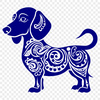 Free Unique Dachshund Stencil DXF - Commercial Use